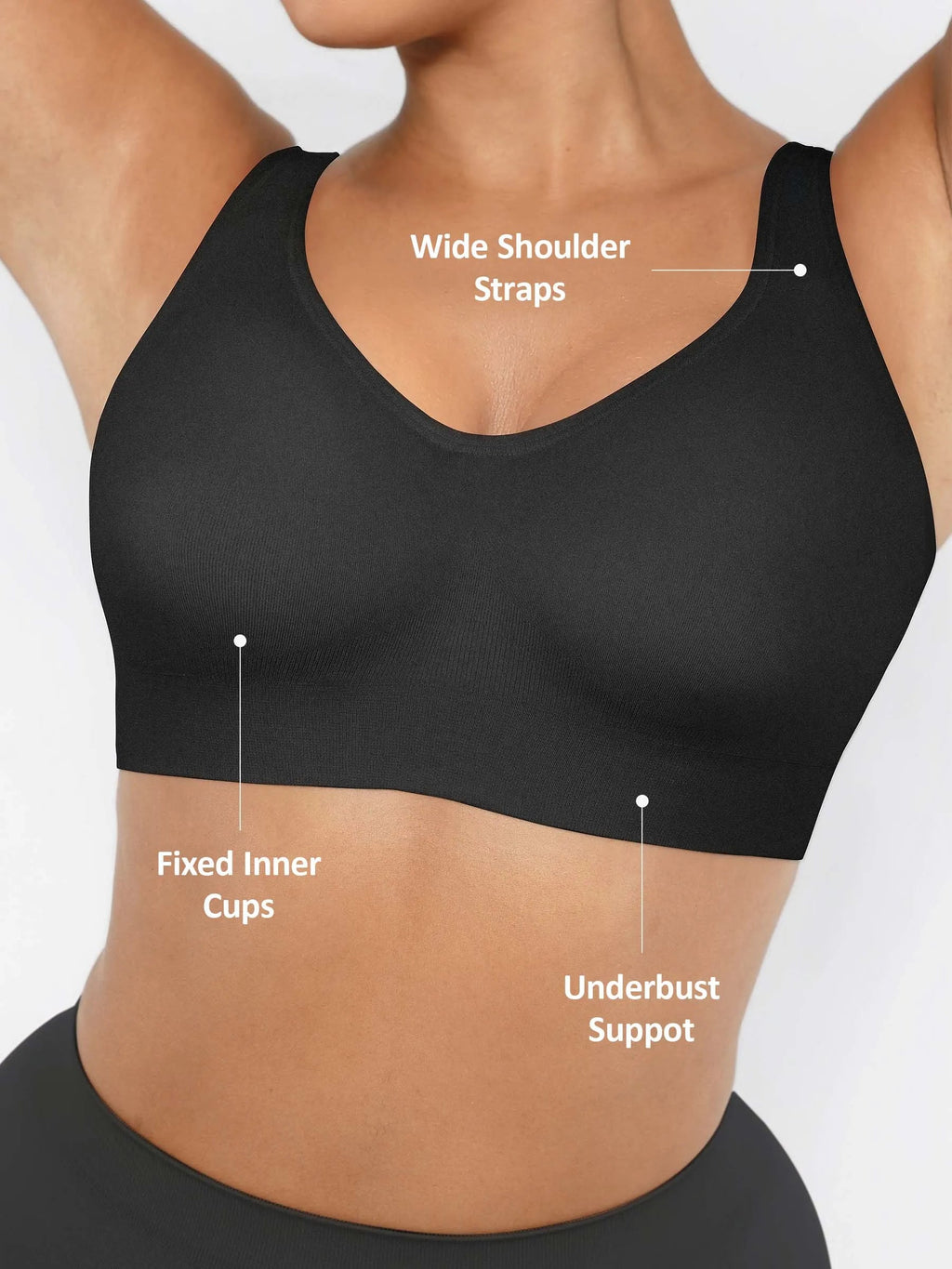 Built-In Cup Full Coverage Wireless Bra