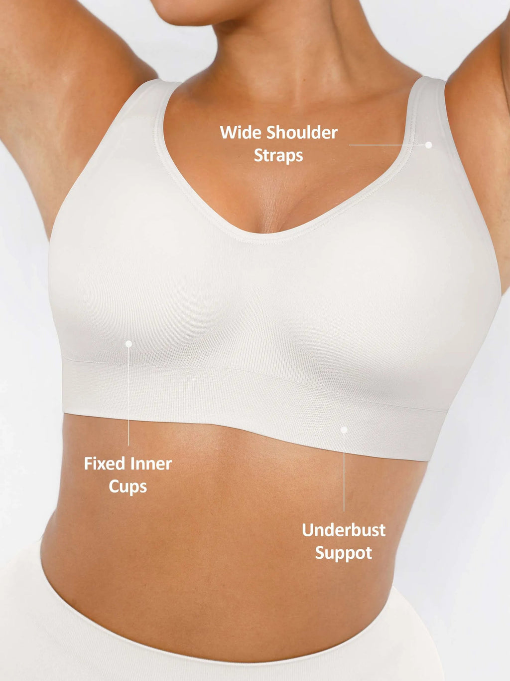 Built-In Cup Full Coverage Wireless Bra