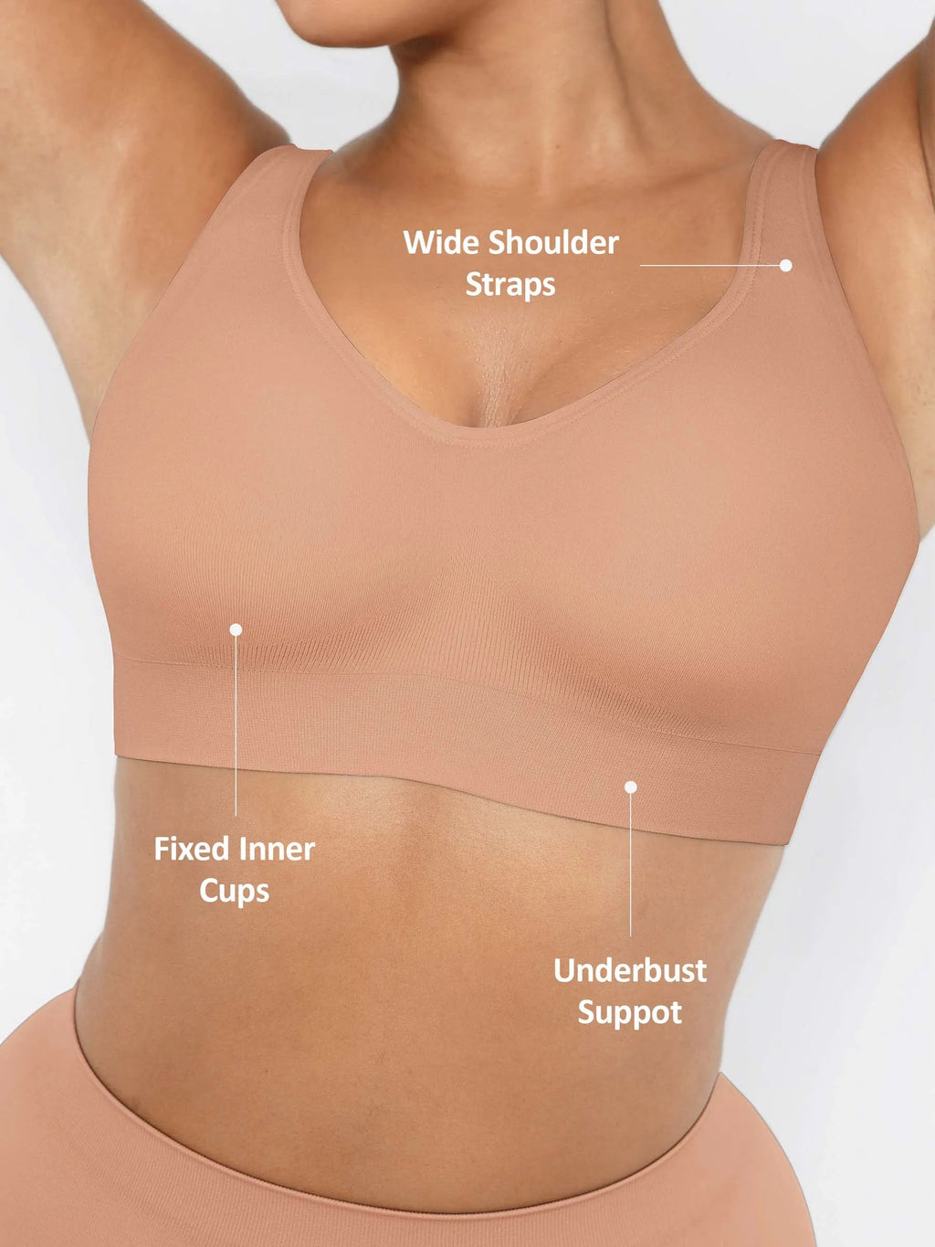 Built-In Cup Full Coverage Wireless Bra