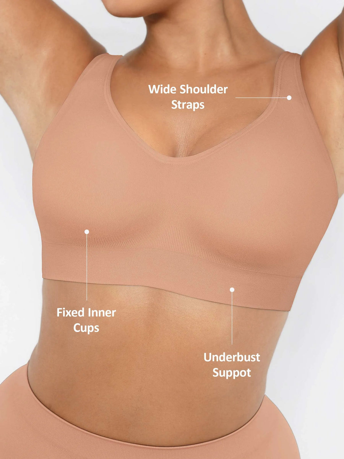 Built-In Cup Full Coverage Wireless Bra