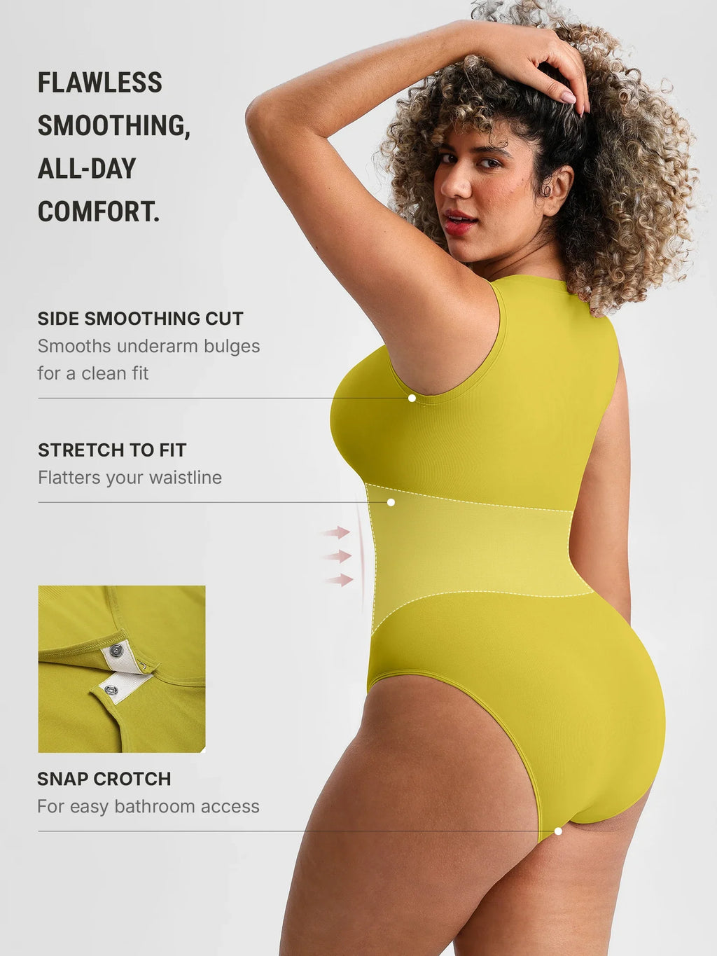 Scoop Neck Buttery Seamless Everyday Bodysuit