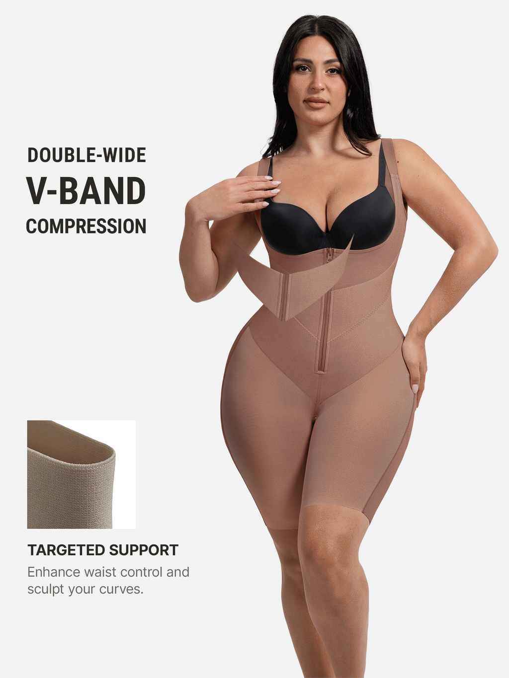 V-Shaped Faja High Compression Tummy Control Shapewear