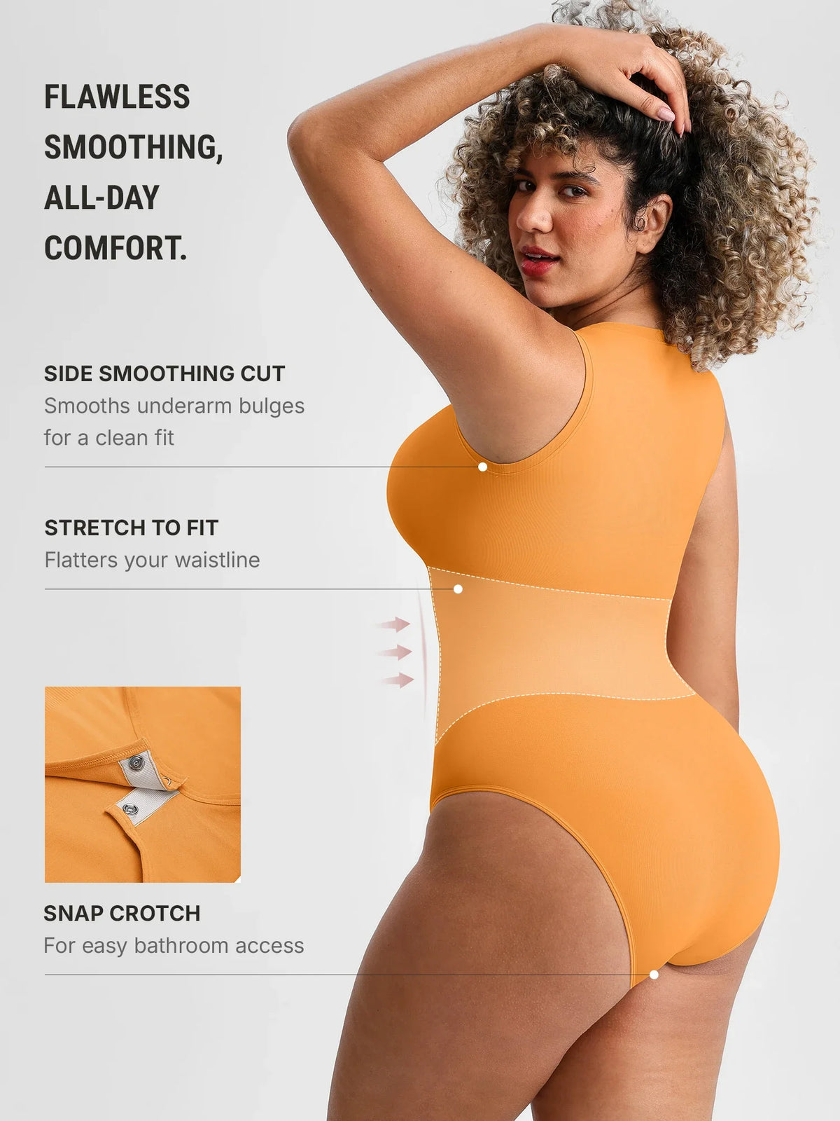 Scoop Neck Buttery Seamless Everyday Bodysuit