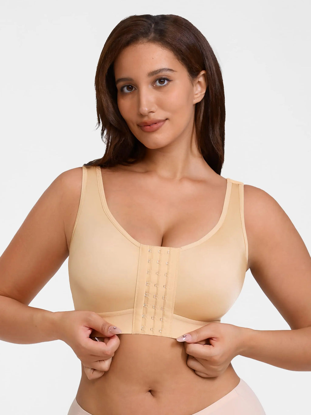 Support Front-Closure Breathable Bra