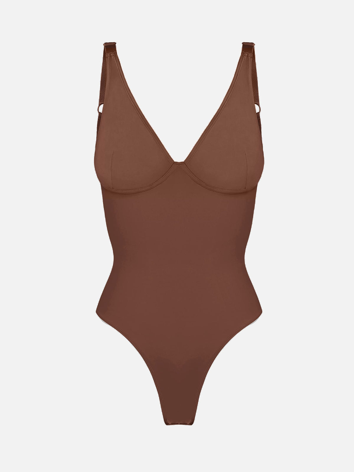 V-Neck Tummy Control Sculpt Bodysuit