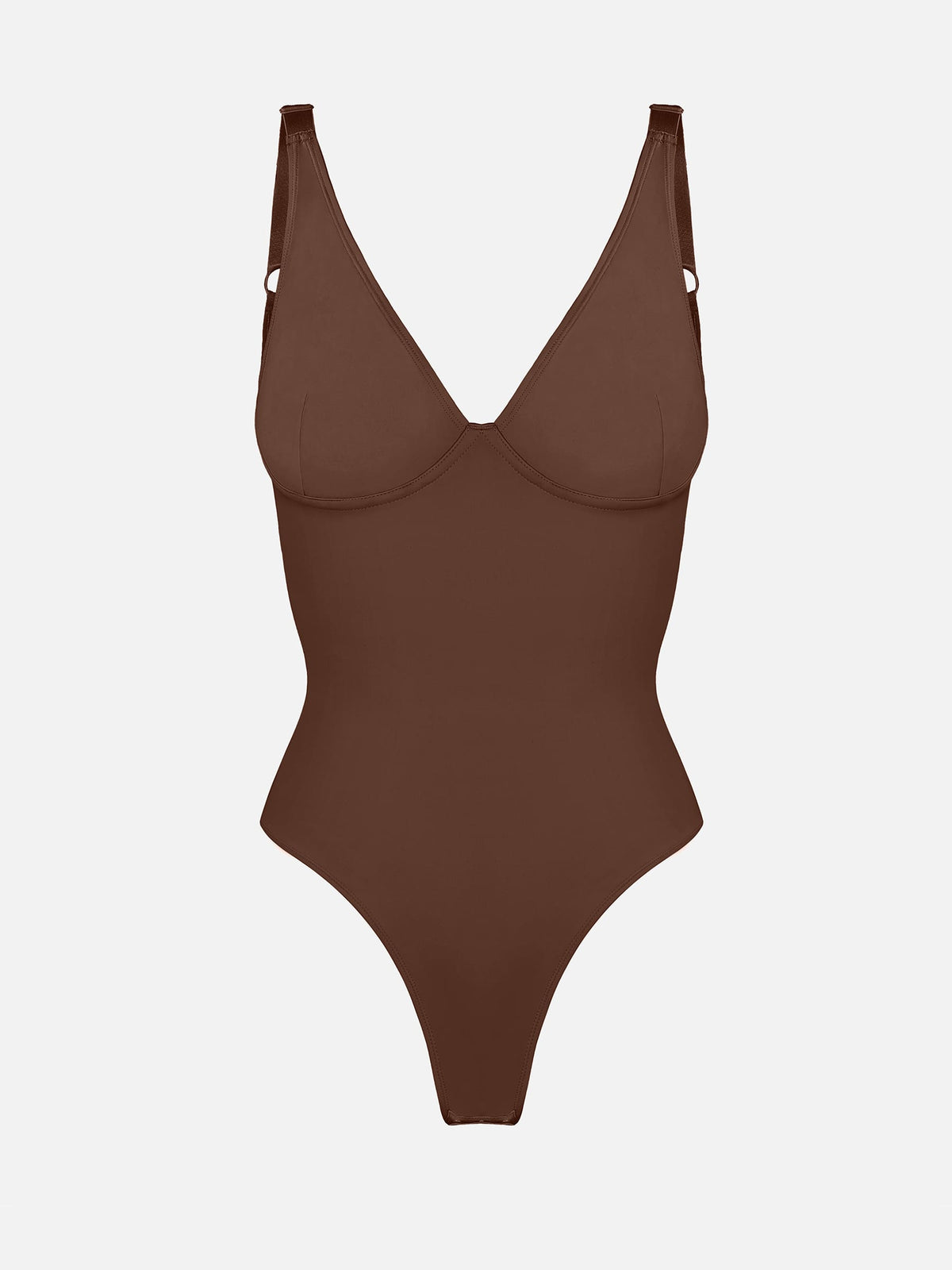 V-Neck Tummy Control Sculpt Bodysuit