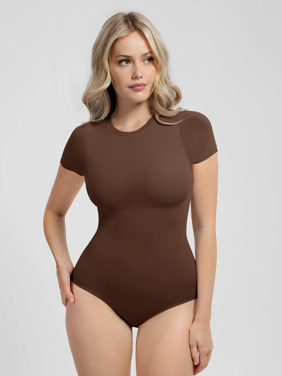 Seamless Ultra-Soft Crew Neck Bodysuit