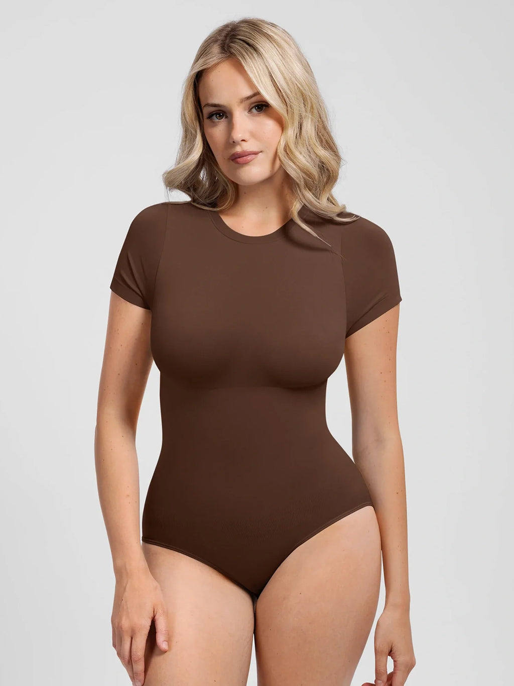 Crew Neck Seamless Soft Everyday Bodysuit