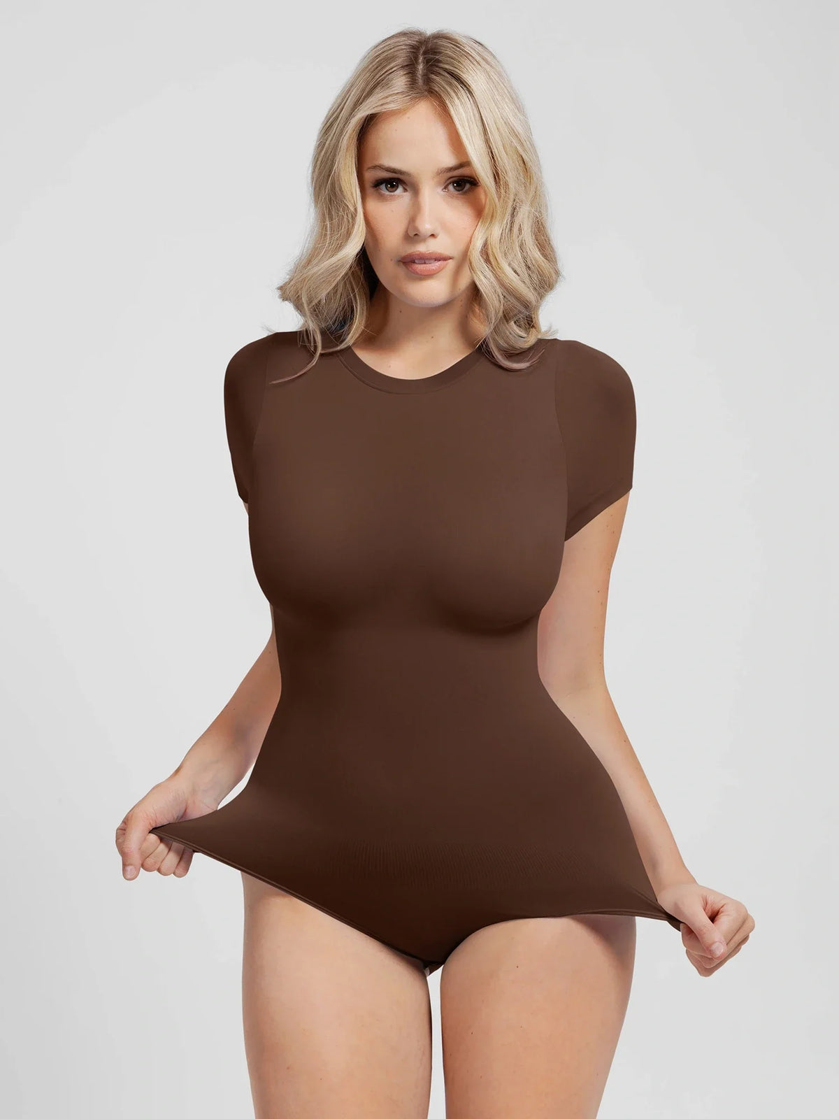 Crew Neck Seamless Soft Everyday Bodysuit