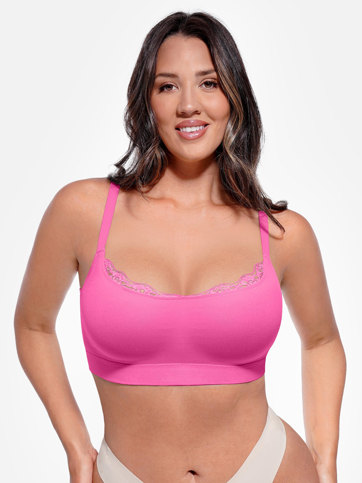 Seamless Lace Wireless Everyday Bra