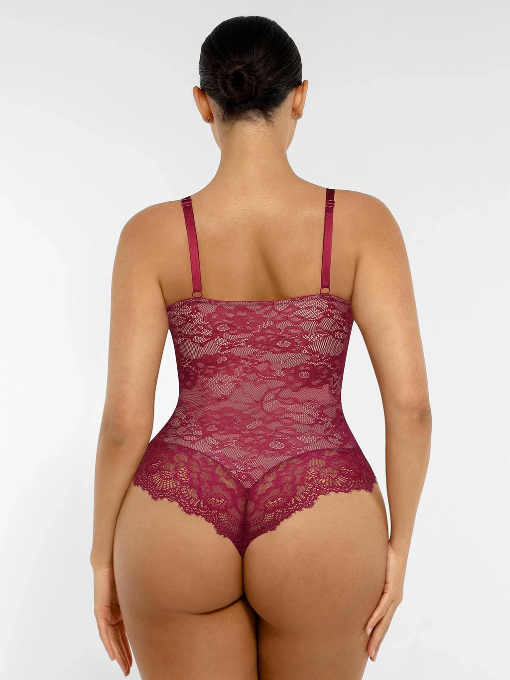Lace V-Neck Breathable Bodysuit