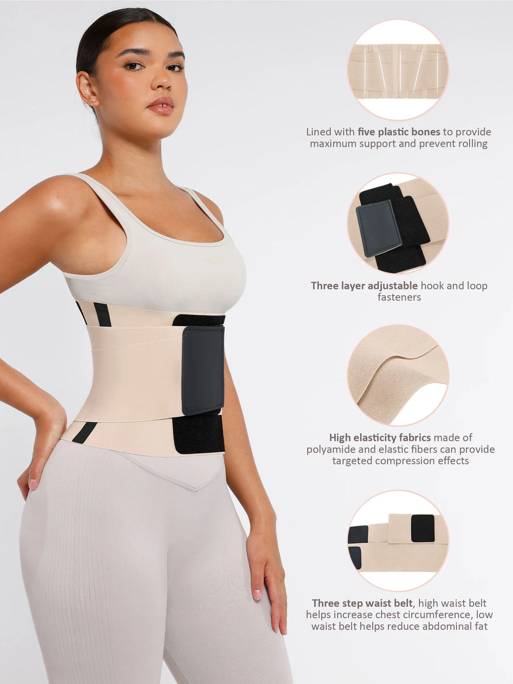 Tummy Control Adjustable Waist Trainer Bundle