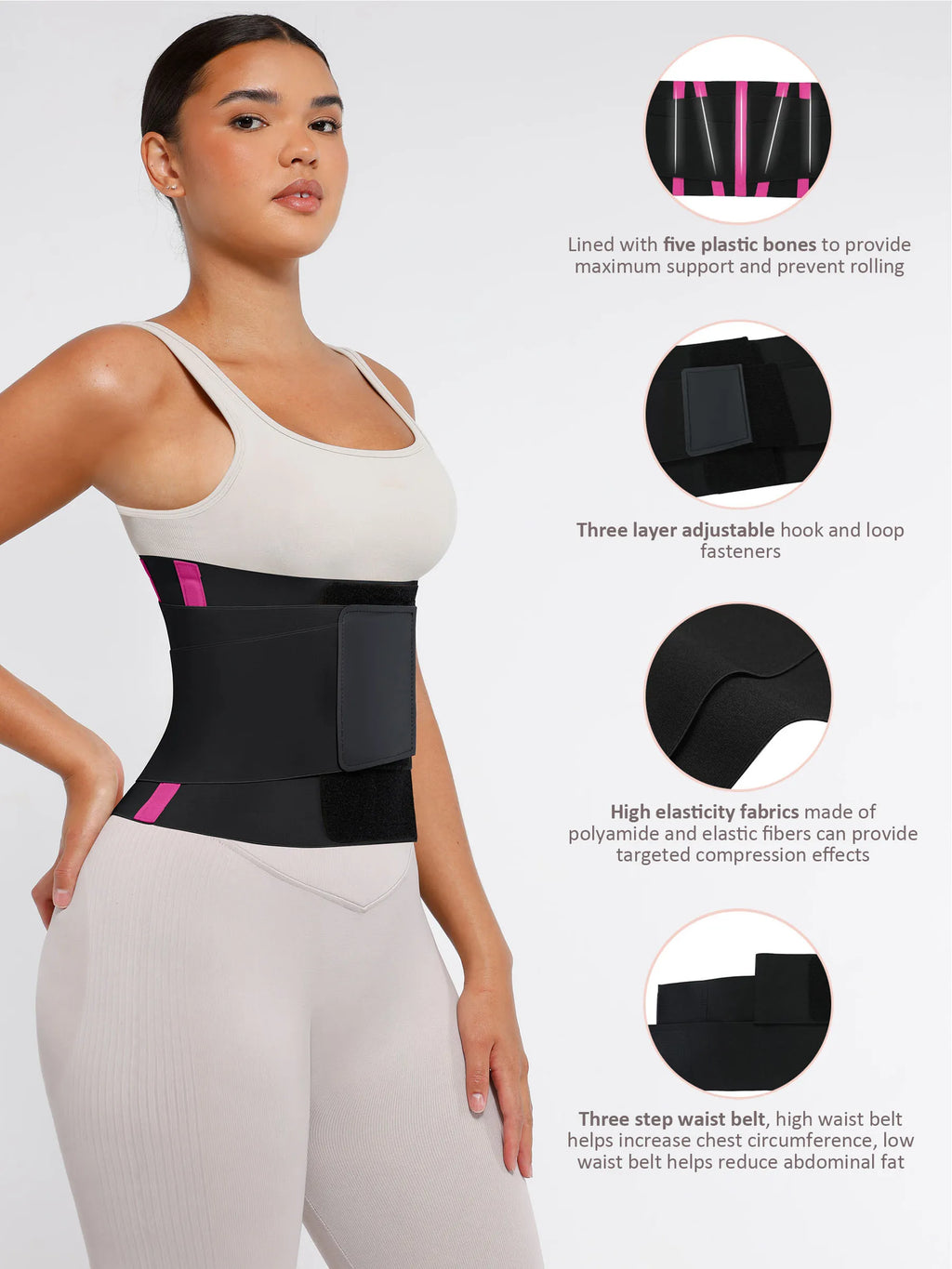 Tummy Control Adjustable Waist Trainer Bundle
