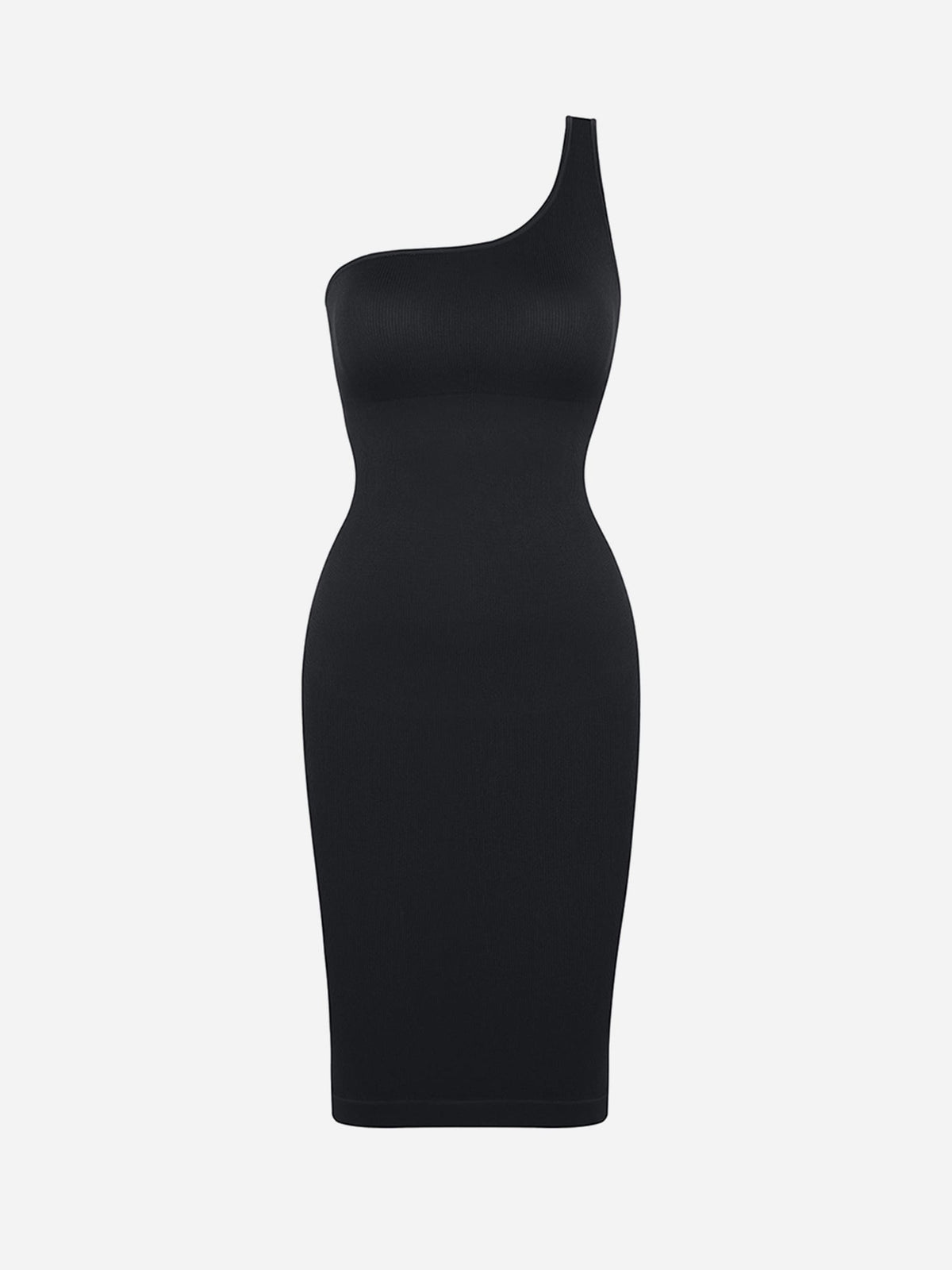 One-Shoulder Tummy Control Shaper Dress