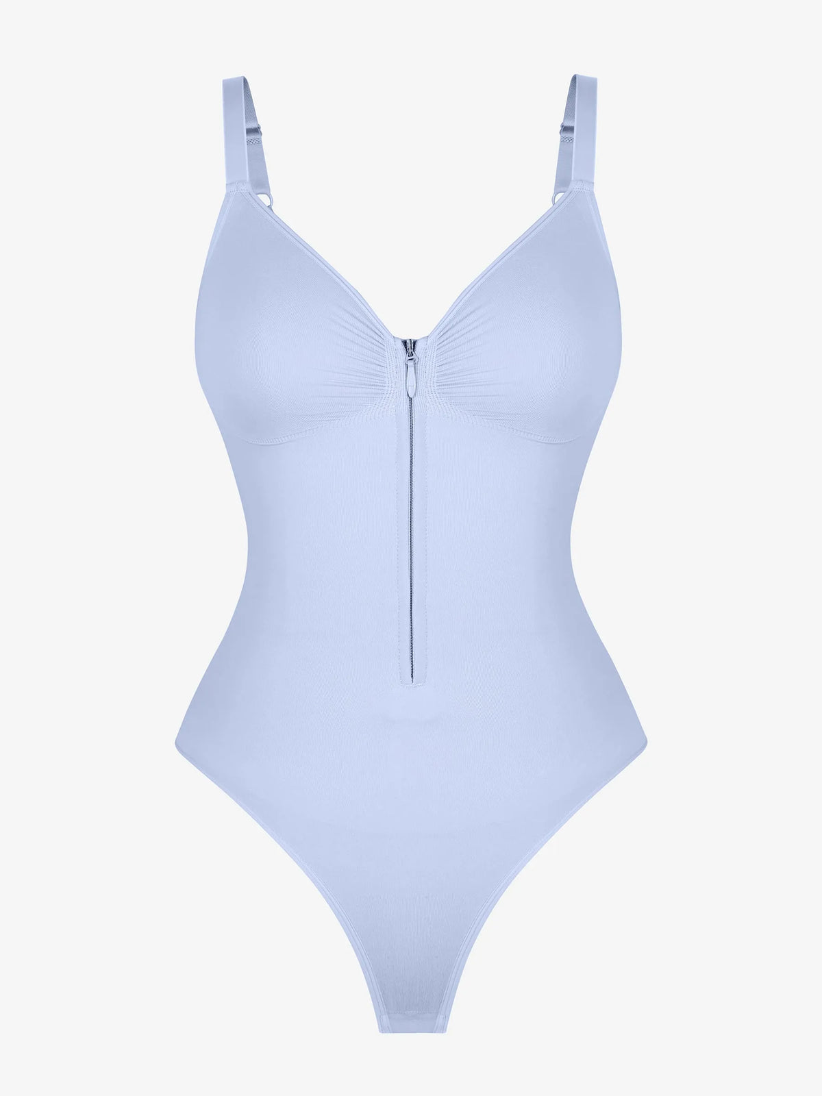 Seamless Tummy Control Zipper Bodysuit