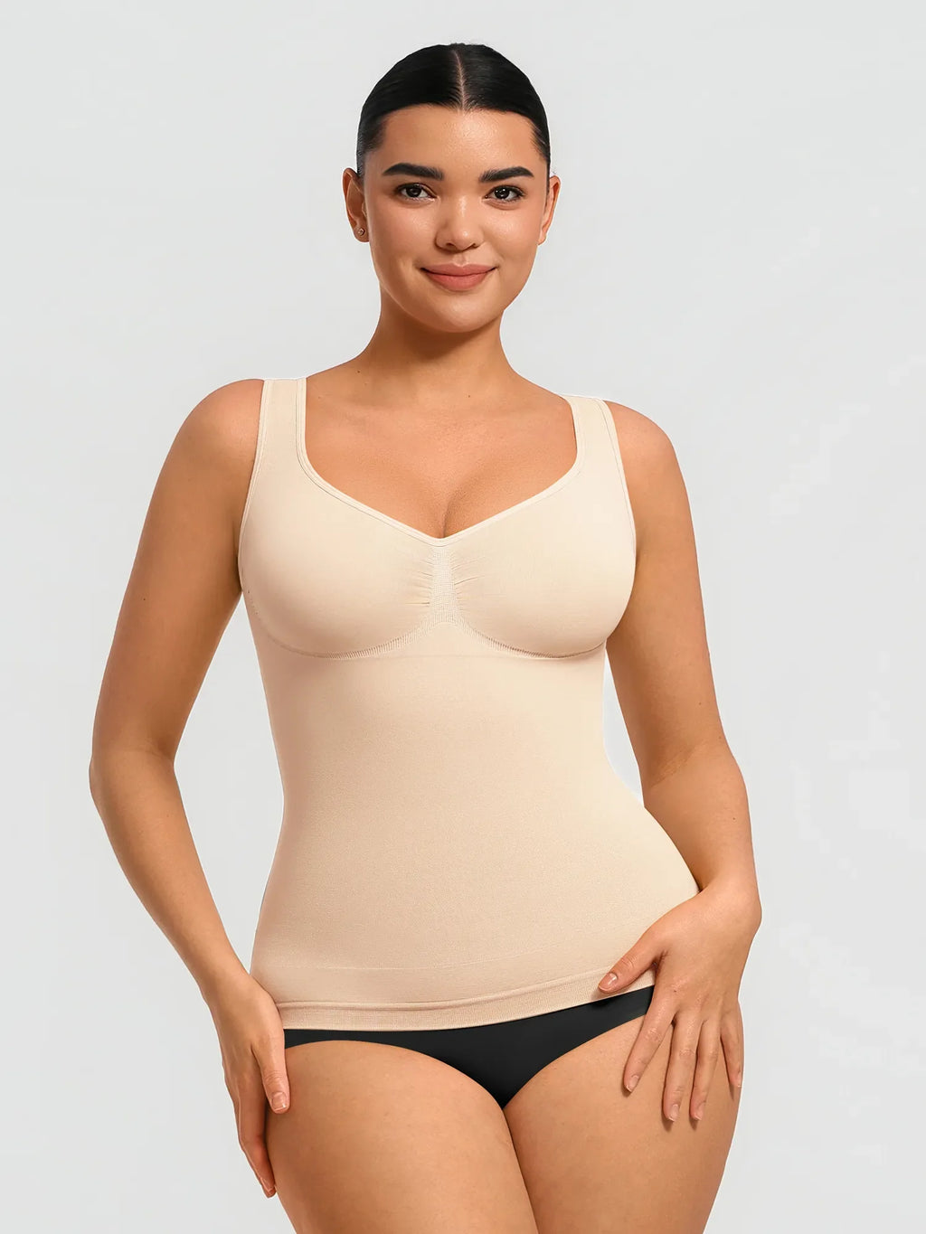 Seamless Everyday Tummy Control Wide Strap Tank Top