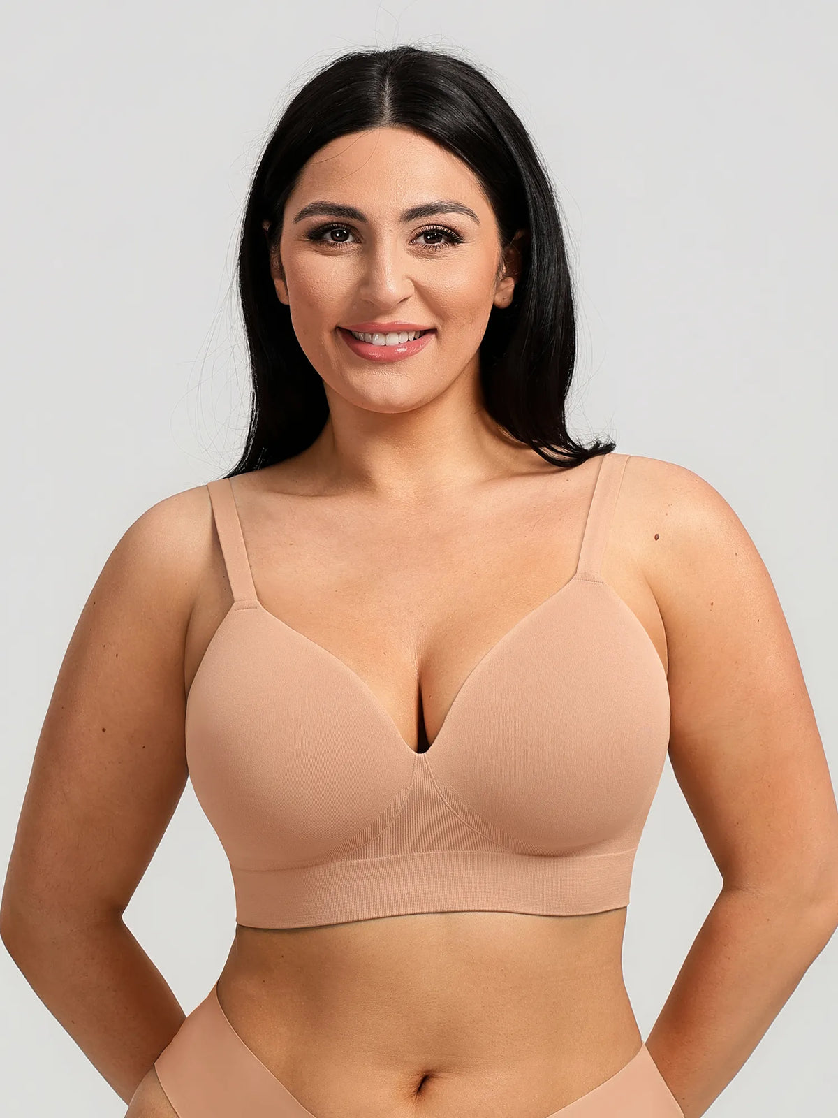 Wireless Push-Up Seamless Comfort Full Coverage Bra