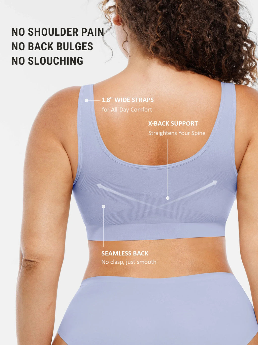 Seamless No Underwire Full Coverage Bra