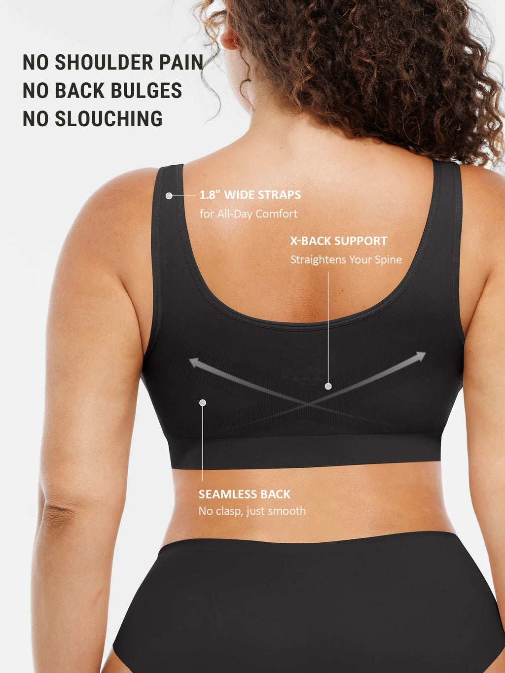 Seamless No Underwire Full Coverage Bra
