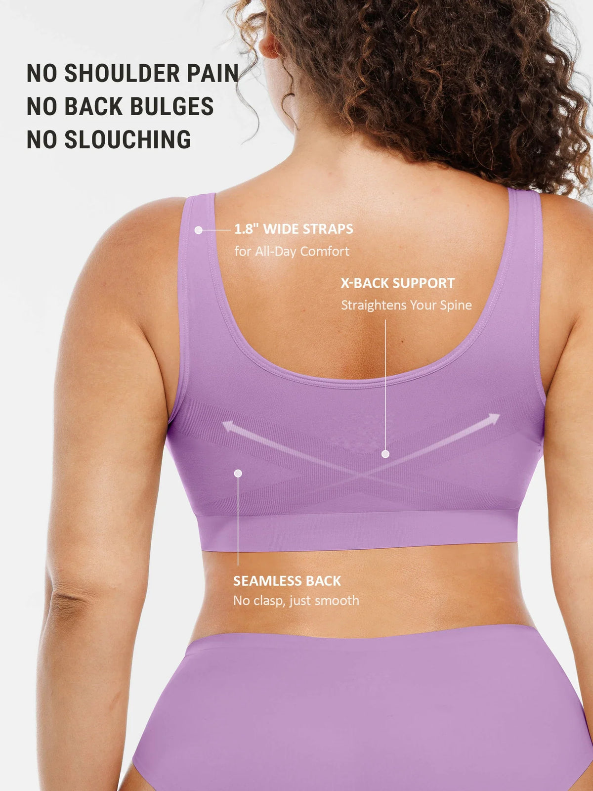 Seamless No Underwire Full Coverage Bra