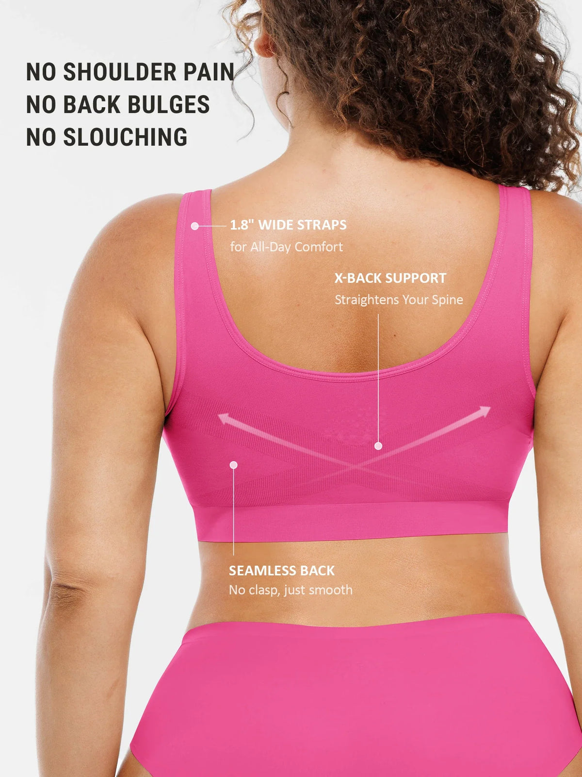 Seamless No Underwire Full Coverage Bra