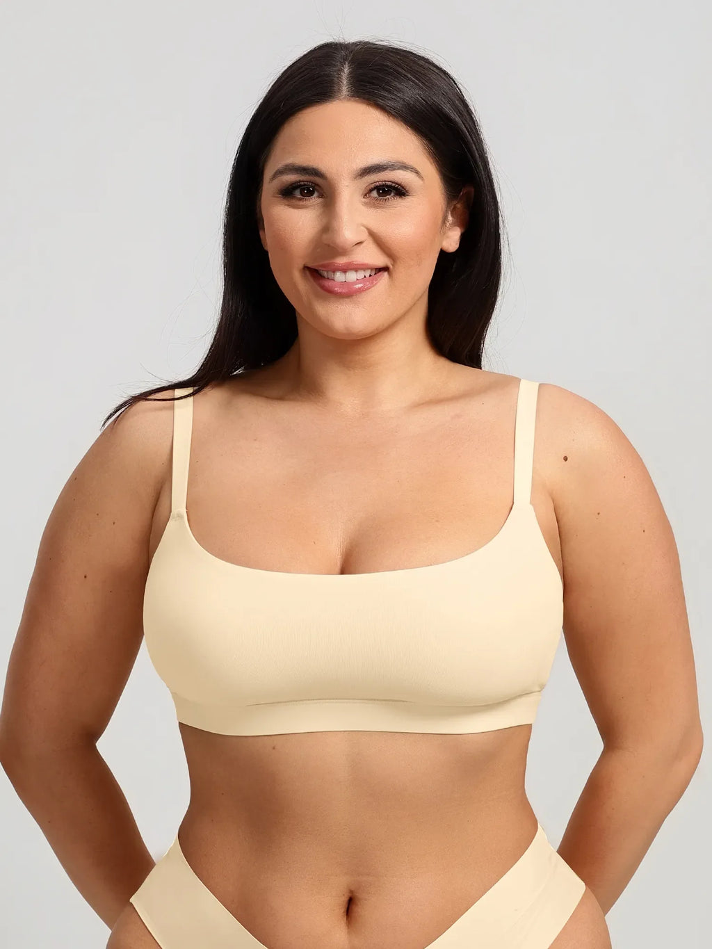 Wireless Invisible Square Neck Everyday Bra