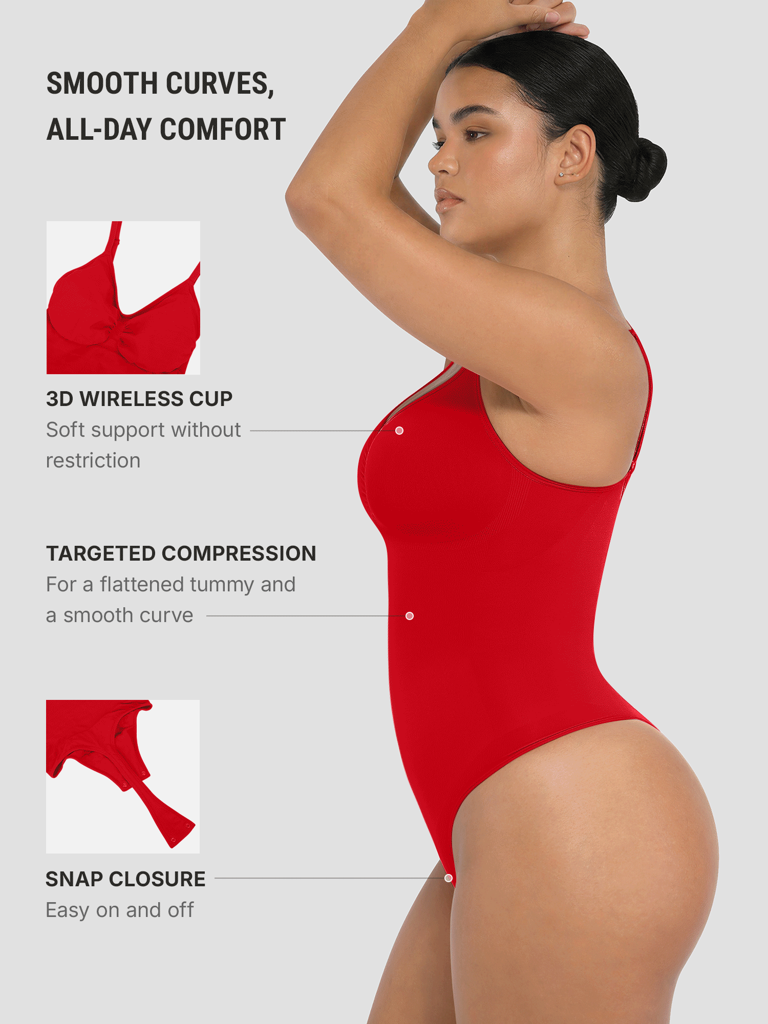 Tummy Control Seamless Bodysuit