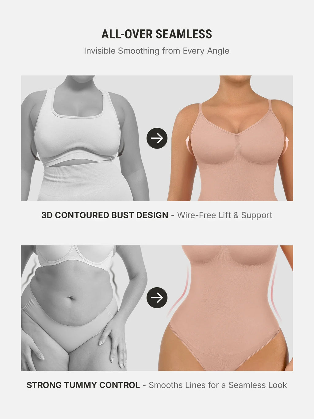 Tummy Control Seamless Bodysuit