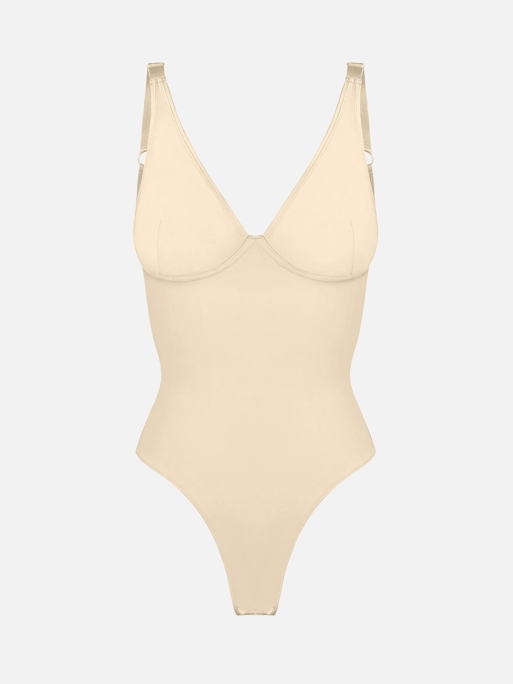 V-Neck Tummy Control Sculpt Bodysuit