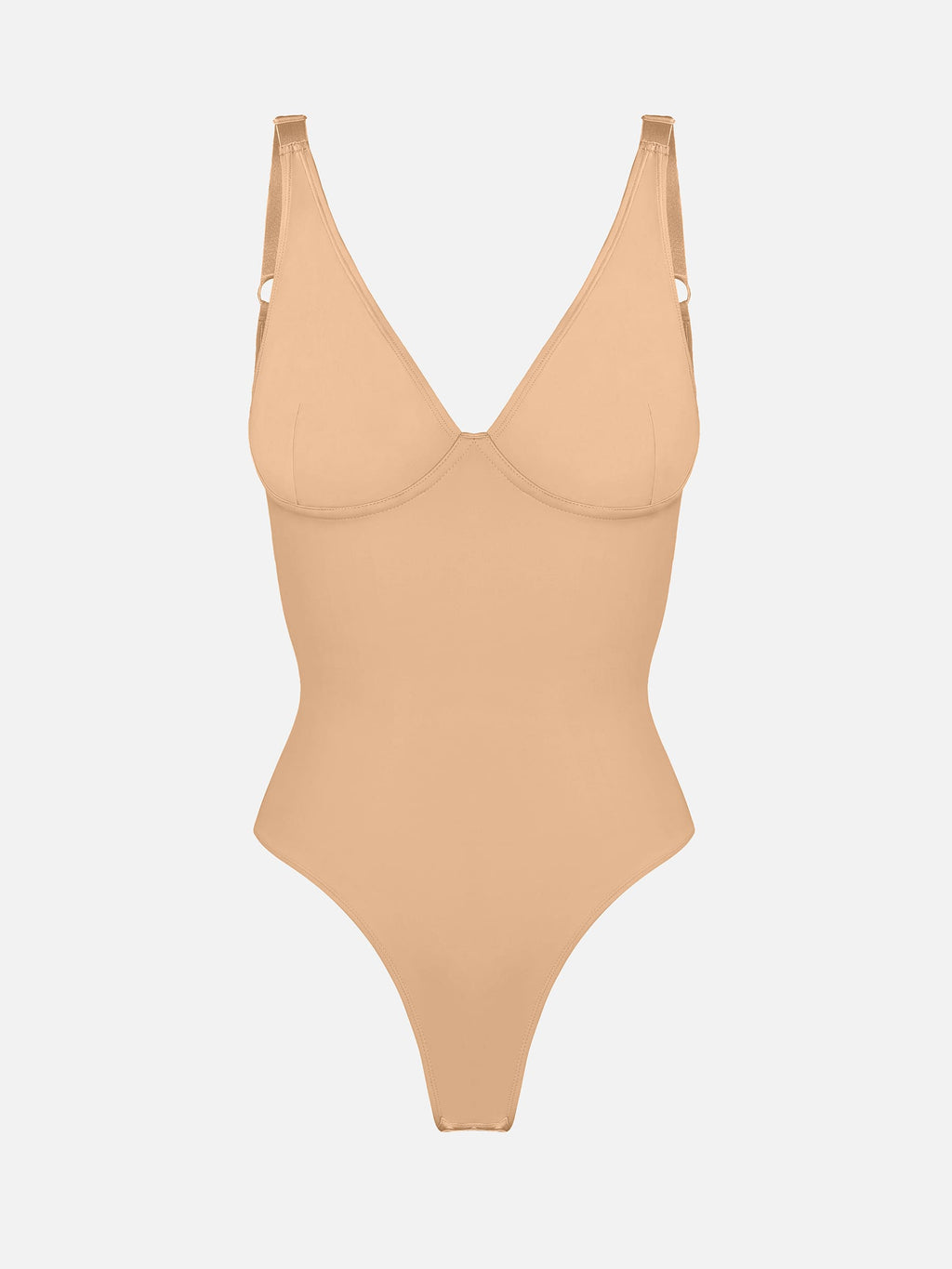 V-Neck Tummy Control Sculpt Bodysuit