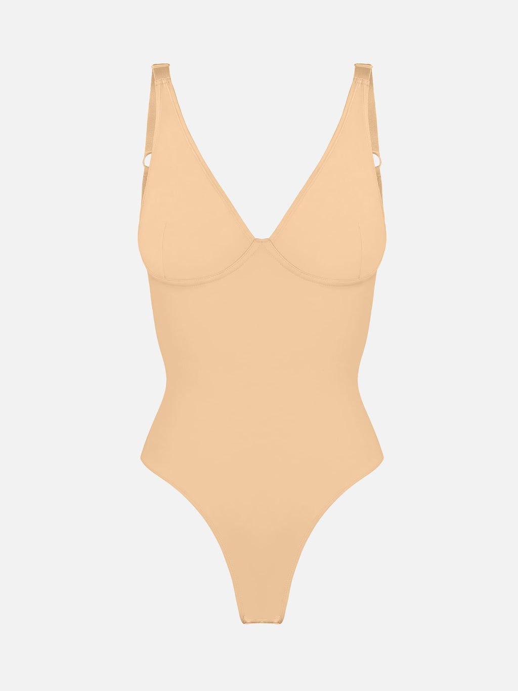 V-Neck Tummy Control Sculpt Bodysuit
