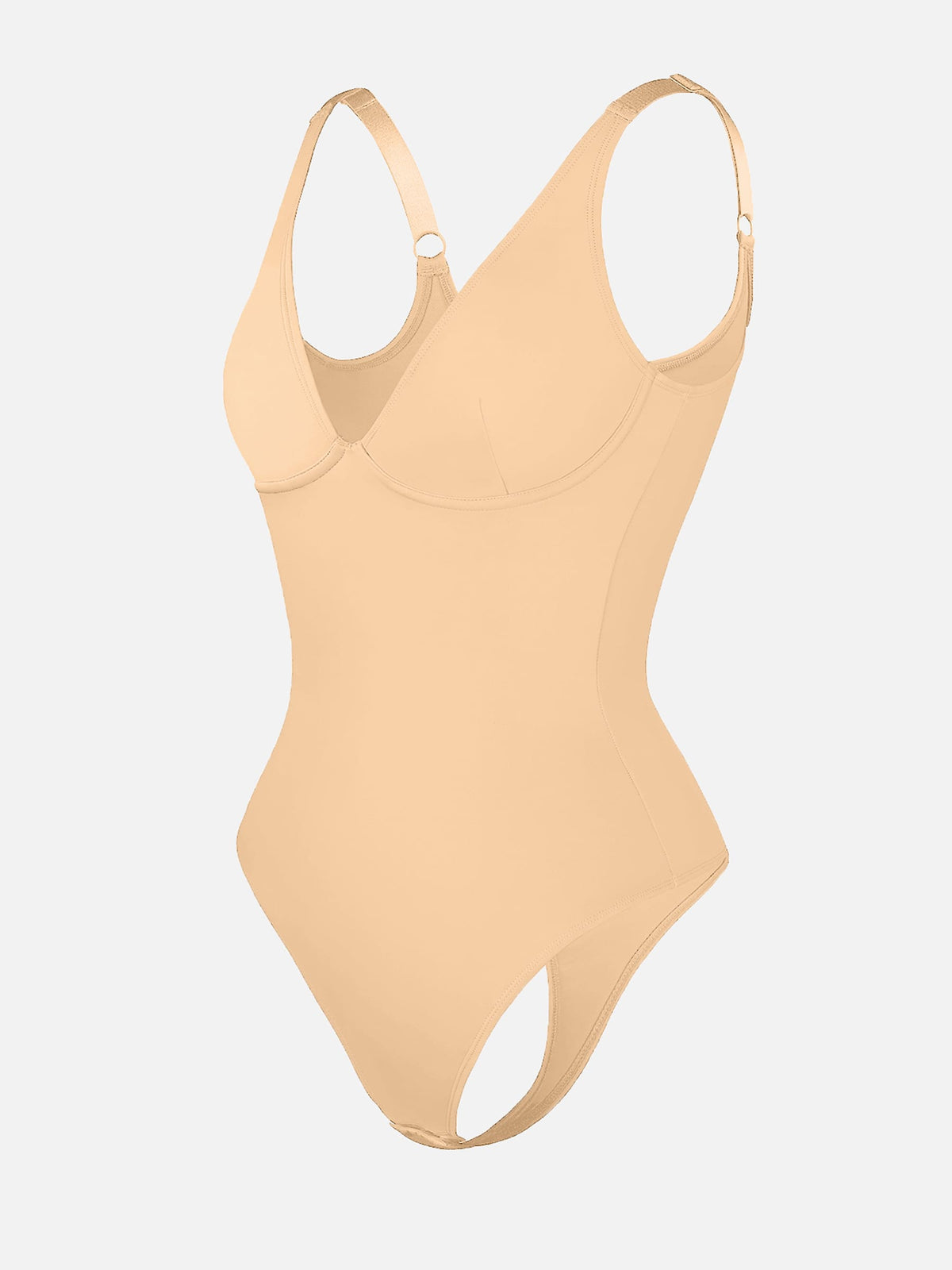 V-Neck Tummy Control Sculpt Bodysuit