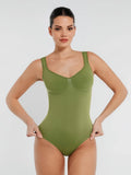 Support Diamond Neck Seamless Shaping Bodysuit