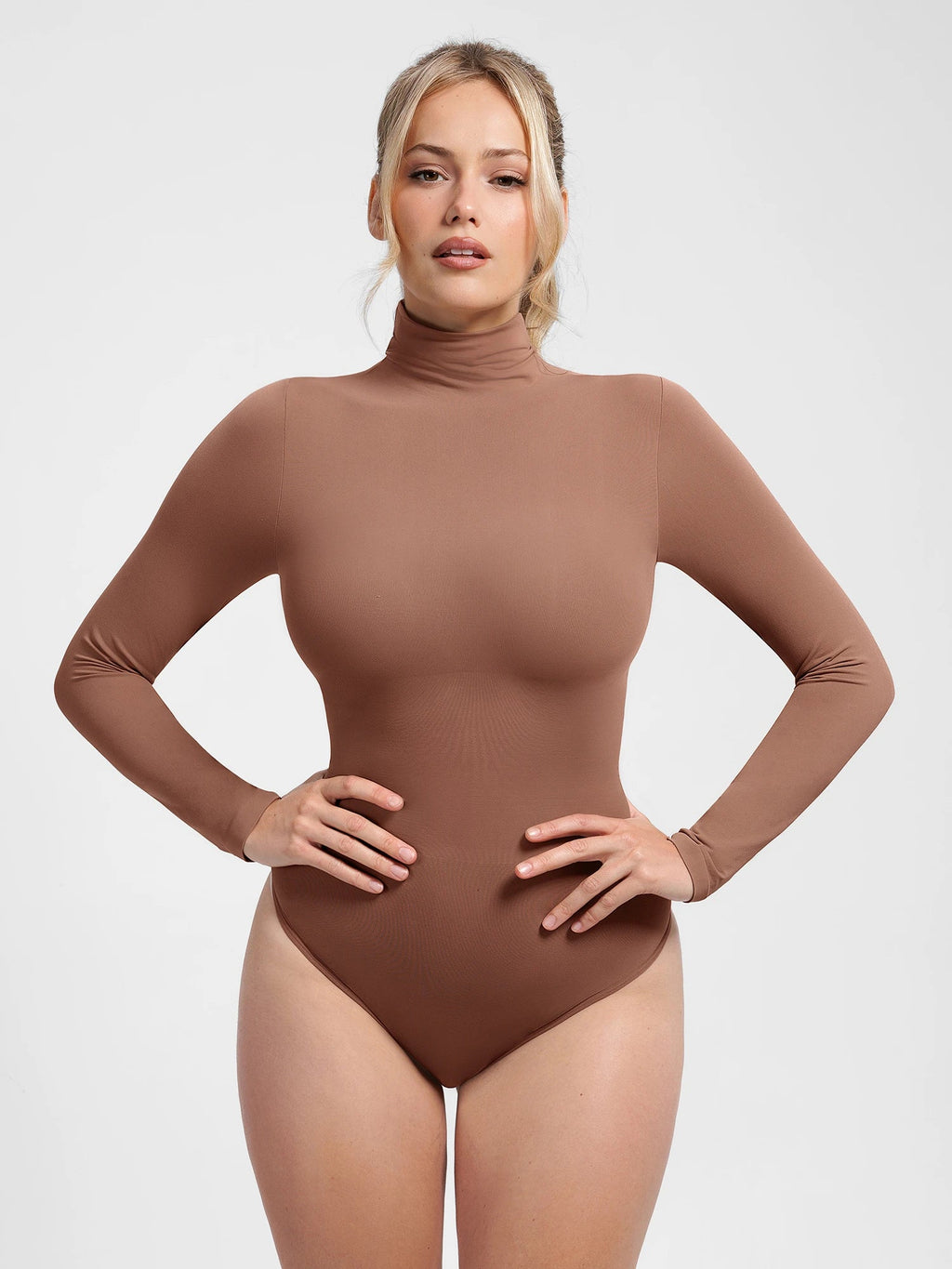 Ultra-Soft Seamless High Neck Bodysuit
