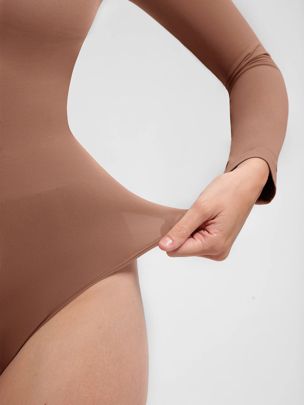 Ultra-Soft Seamless High Neck Bodysuit