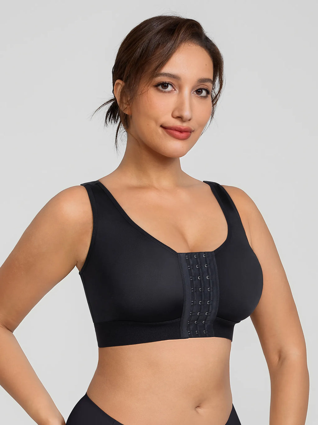 Support Front-Closure Breathable Bra