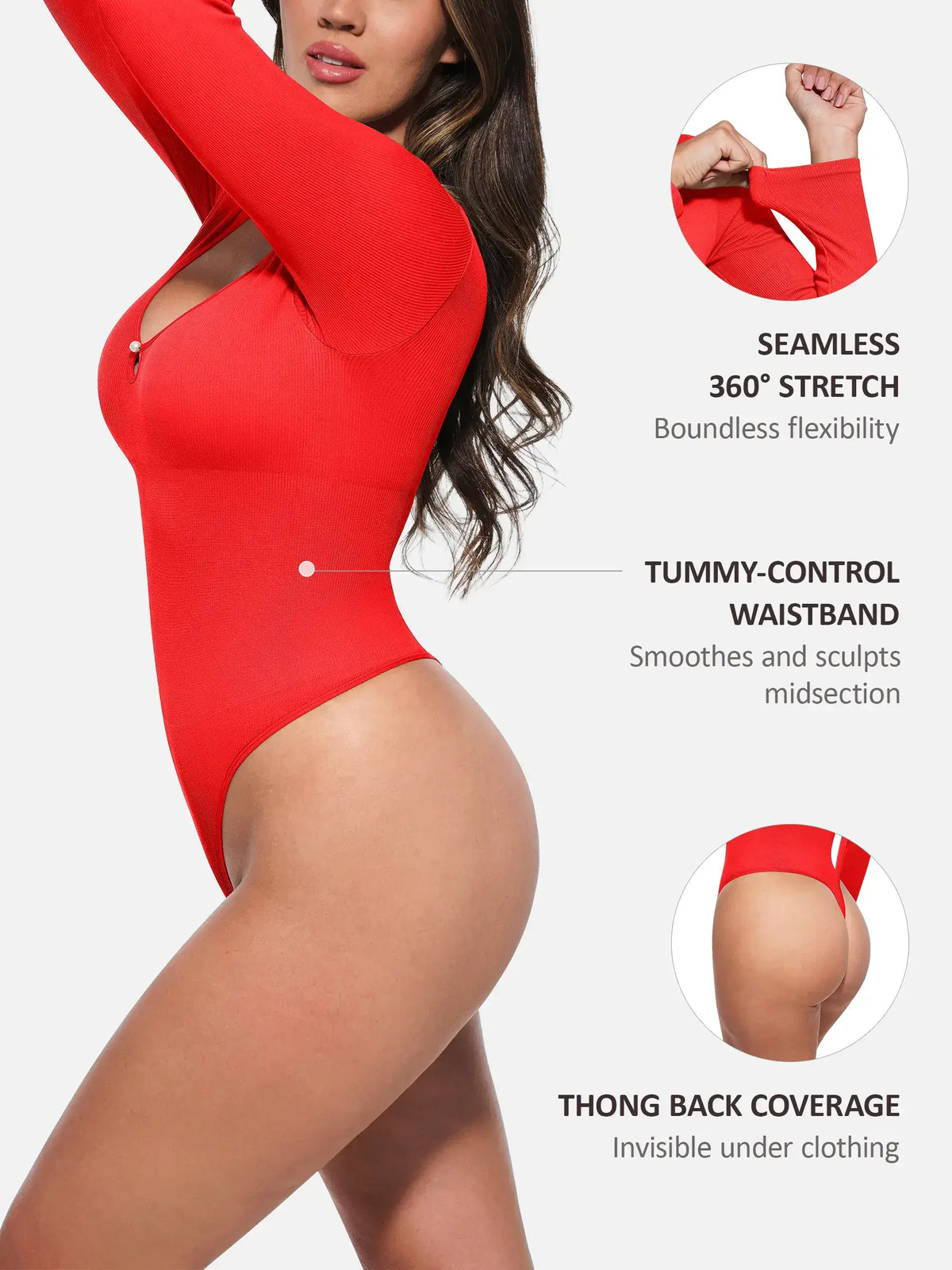 Seamless Ribbed Bodysuit