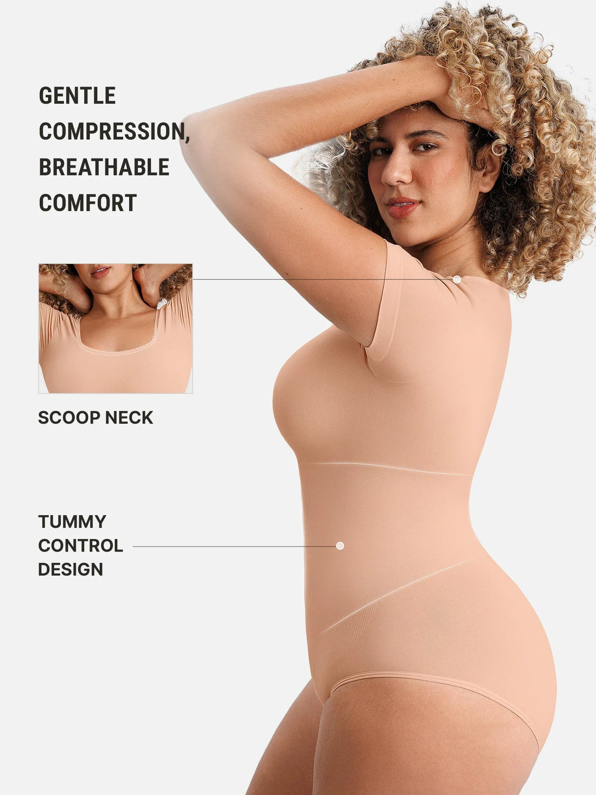 Scoop Neck Buttery Seamless Everyday Bodysuit
